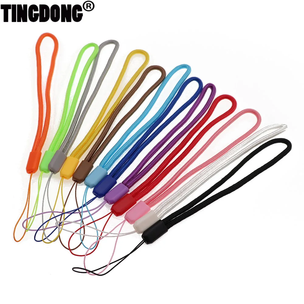 열쇠 스트링 손 손목 랜야드 휴대폰 스트랩, ID 이름 태그 배지 홀더, 경량 분리형 끈, 1 개