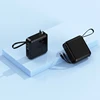 AC Plug Power Bank with Built-in Cable, Large Capacity 20000mAh Super Fast Charging 22.5W Portable Power Bank 5