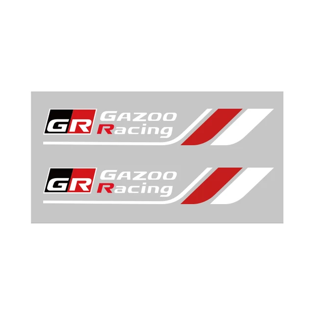 Auto Window Wiper Stickers For Toyota GR GAZOO RACING emblems Waterproof Decal DIY Decoration