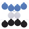 Non-woven  8.5cm Round Electrode Pads For Tens  Reusable Massage Sticker Health EMS Muscle Stimulator Acupuncture Massager 6