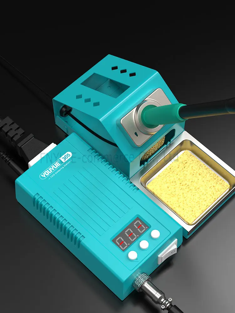 Mini Soldering Station YOUYUE 305-210 Portable Electric Solder Iron Digital Display Constant Temperature Soldering Iron