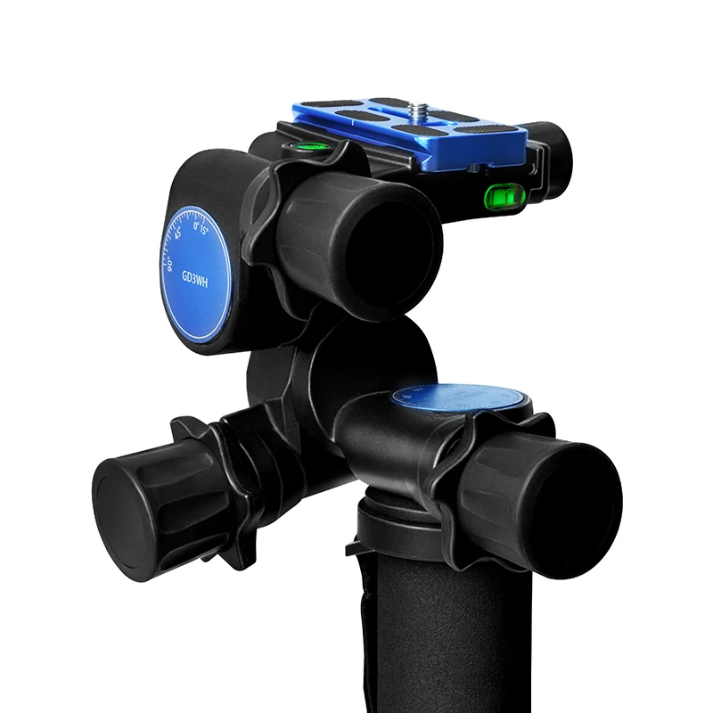 Benro GD3WH Three-dimensional Gear Head PTZ Magnesium Alloy SLR Photography Tripod Panoramic Photography Head Three-way Precise
