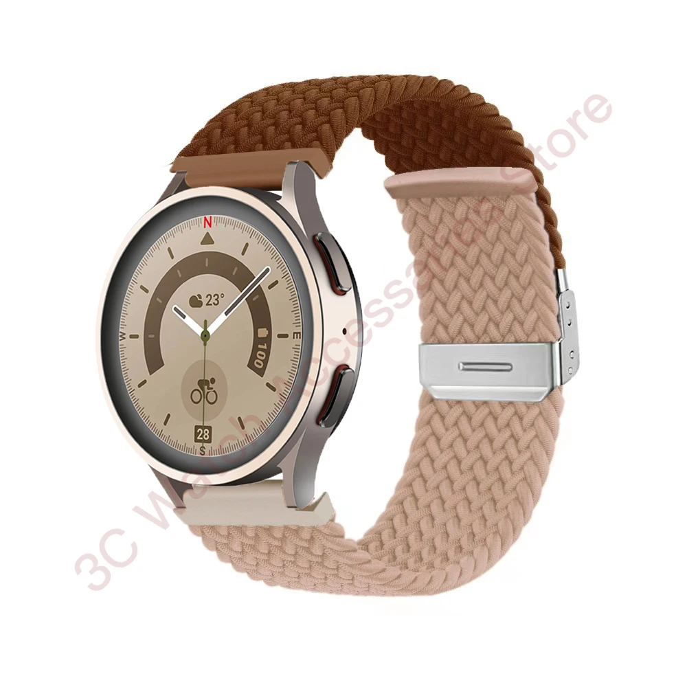 Braided Solo Loop Bracelet Strap - Universal Fit for Smartwatches (18mm, 20mm, 22mm)