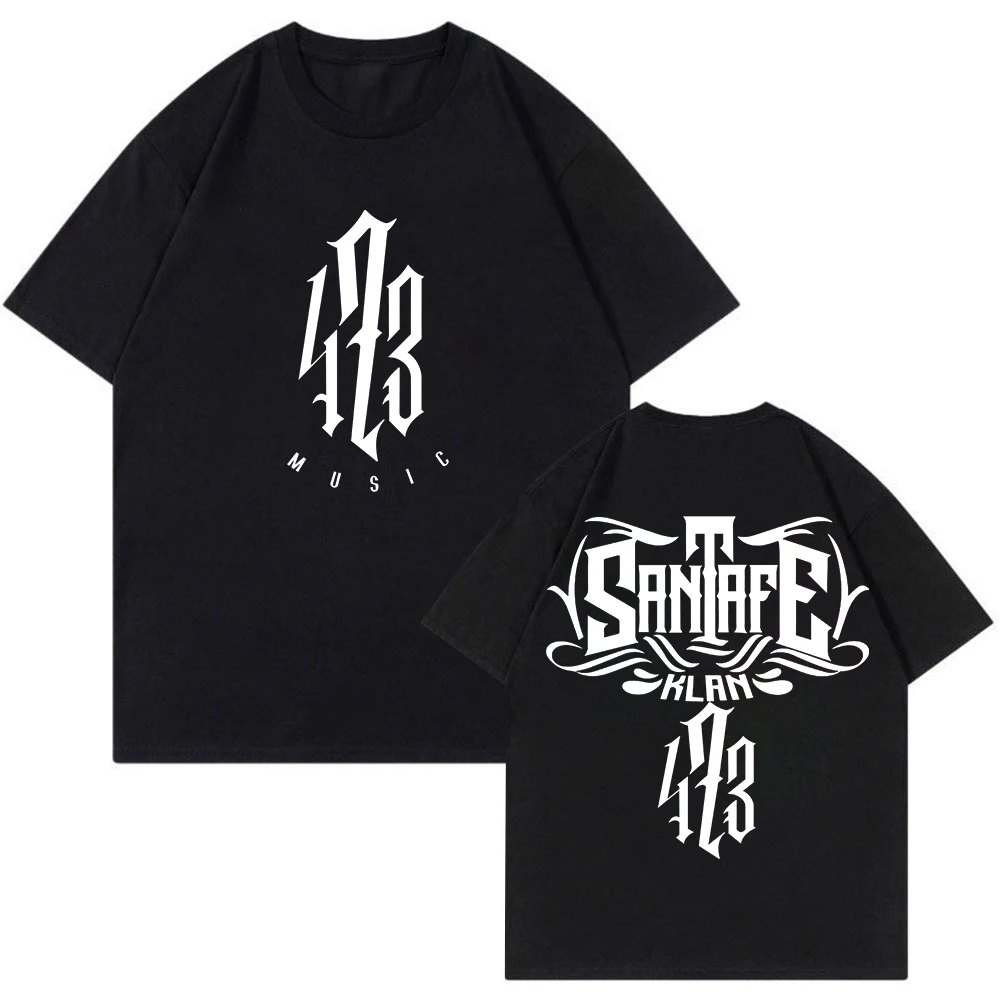 Homens E Mulheres Santa Fe Klan De Manga Curta T-Shirt, Hip Hop Streetwear, Mul Sica, Todo Y Nada Tour, Merch, Tee, Girocollo, 473