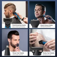 Xiaomi Youpin 982 Men Beard Trimmer Set Hair Trimmer Skin Safe Trimmer 5 IN 1 Grooming Kit Rechargeable Suit for Men 2