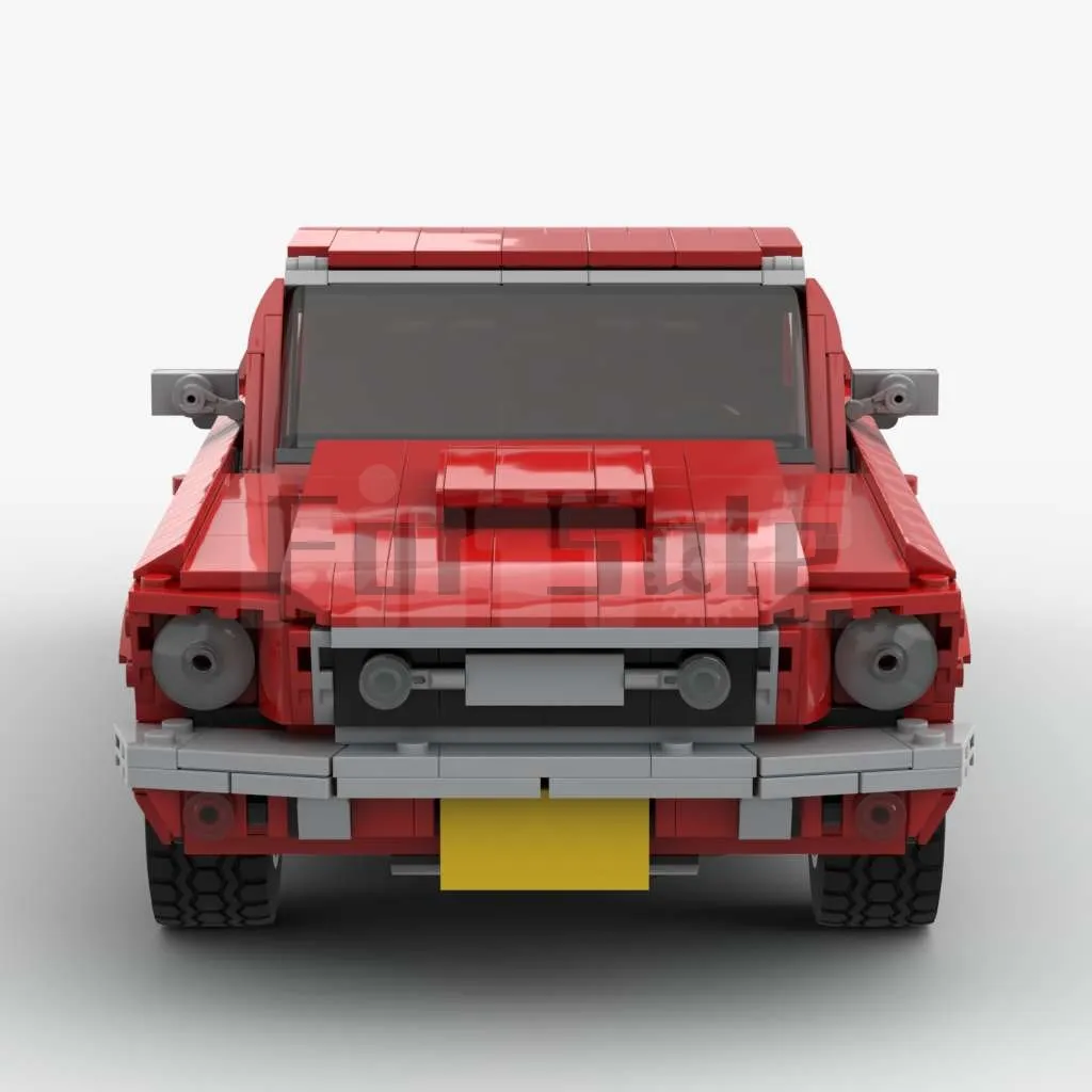 LEGO MOC Ford Mustang In Red by Haldanite