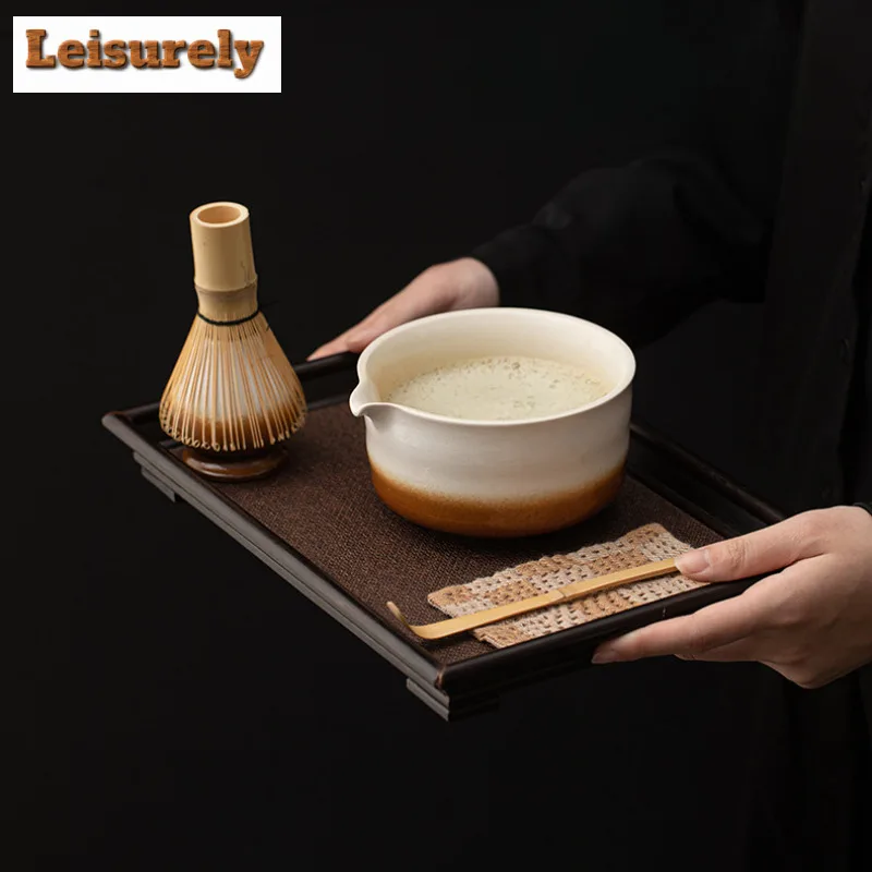Japanese Kiln Change Matcha Tea Set Safe Bamboo Whisk Teaspoon Tea Sets Indoor Beverage Shop Tea-making Tools Accessories Gifts