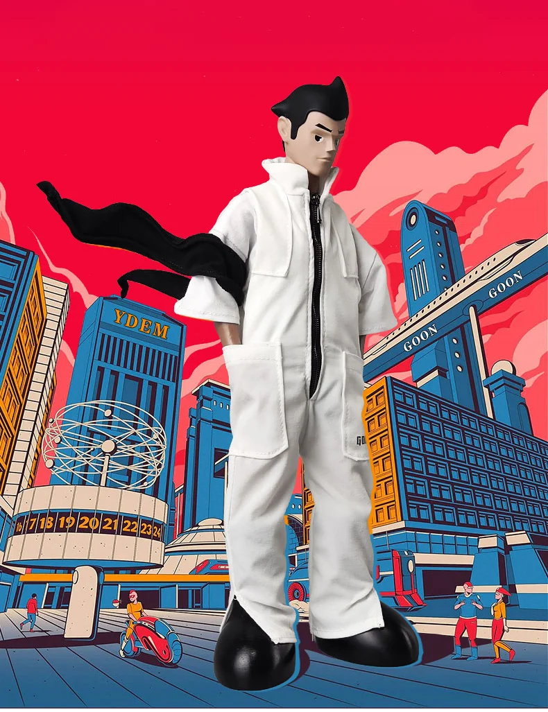 GOON-Combinaison Blanche de 12 Pouces, Modèle Original 1/6