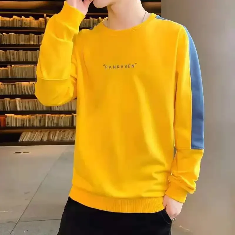 thumbnail image 1 of Camiseta para hombre, ropa para hombre empalmada, sudadera con estampado superior, nueva con alta calidad, moda Harajuku, emo, marca alta F, 1 of 5