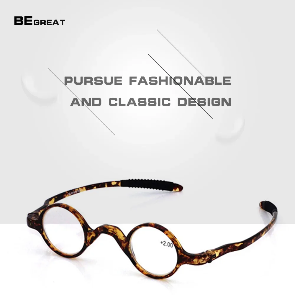 Reading Glasses Anti Blue Light Glasses BEGREAT Men Women Reading Glasses Ultralight Eyewear Round Small Frame Blue Light Blocking TR90 Eyeglasses очки для зрения