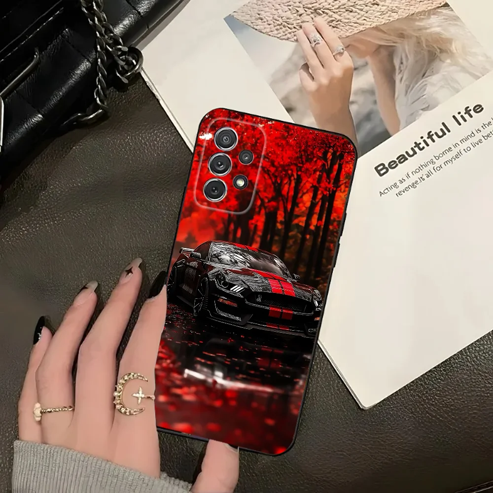 Ford Mustang Phone Case, Black, for Xiaomi and Redmi