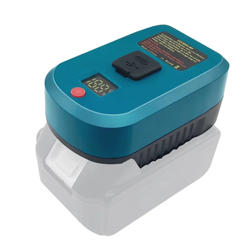 Adapter Charger for Makita/Bosch/Milwaukee/Dewalt 18V Li-ion Battery With USB Ty