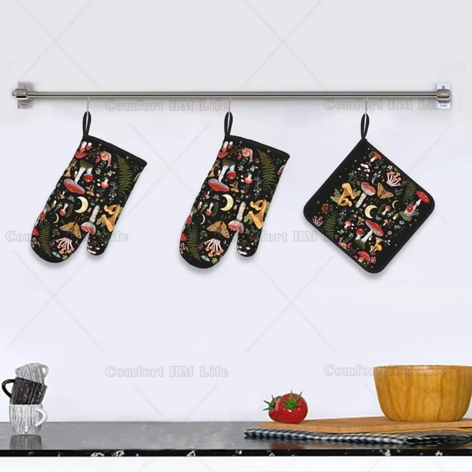 2 Agarradores Divertidos 'Welcome To The Shitshow': Guantes Antideslizantes Para Cocina, Resistentes Al Calor – Regalo Original Para Cocinero