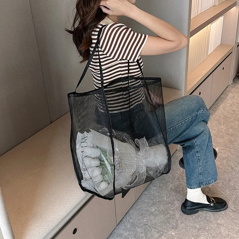 รูปสินค้า กระเป๋าสะพายตาข่ายน้ำหนักเบา ใส่ได้ทุกโอกาส