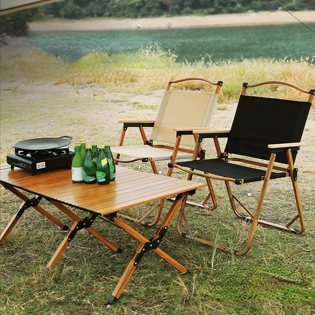 Ilios Innova Mesa Plegable con 4 Sillas Portatil Exterior Picnic Aluminio :  : Jardín