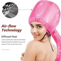 Bonnet à Capuche Souple pour Cheveux Naturels Bouclés Texturés, Soin, vaccage, Coiffage, Bouclage, Conditionnement Profond, 1 Pièce 5