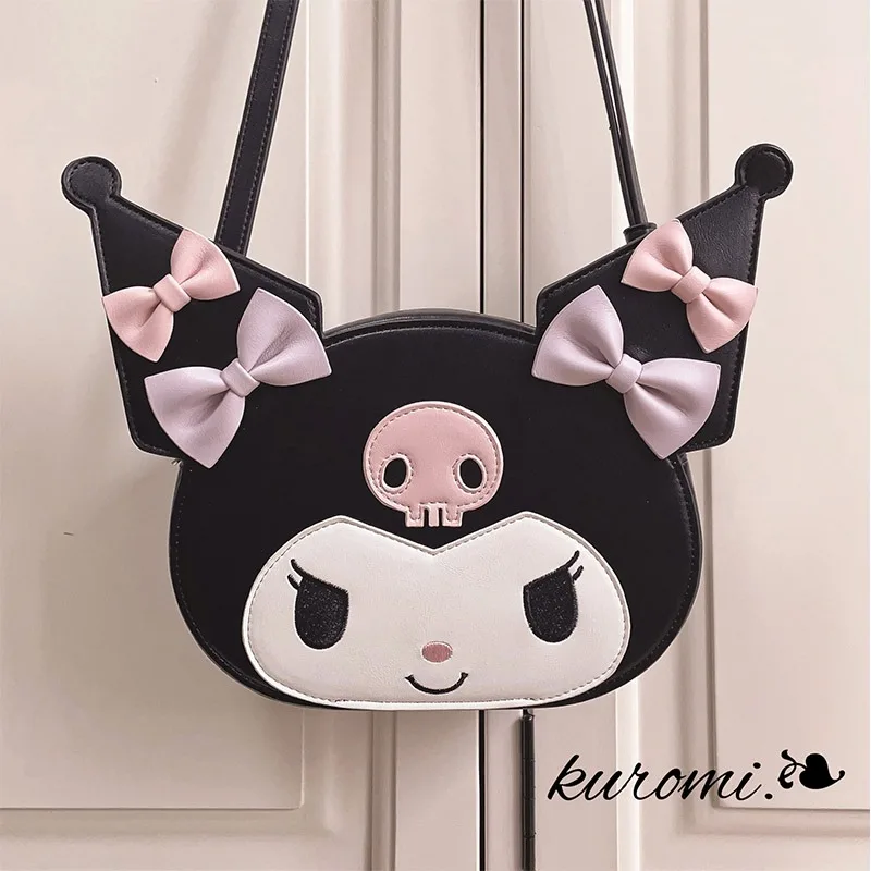 Kuromi Head Messenger Bag Sanrio