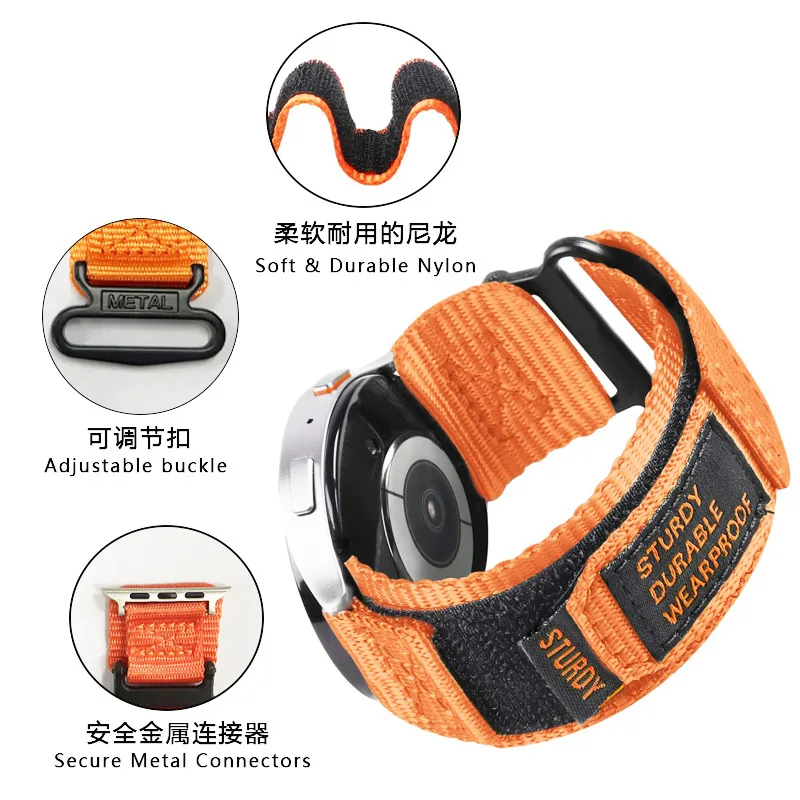 Breathable Durable Nylon Quick-Release Watch Strap - Universal Sport Band Bracelet Accessories