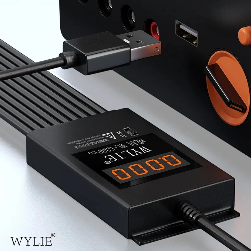 WYLIE WL-638 Pro USB 충전 부트 DC 전원 감지 라인 (아이폰 616Pro Max 배터리 클립 메인보드 테스트 케이블 도구)