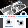 Stainless Steel Sink Soap Dispenser Kitchen Detergent Liquid Soap Dispenser Refillable Hand Press Sink Built-in Bottle 3