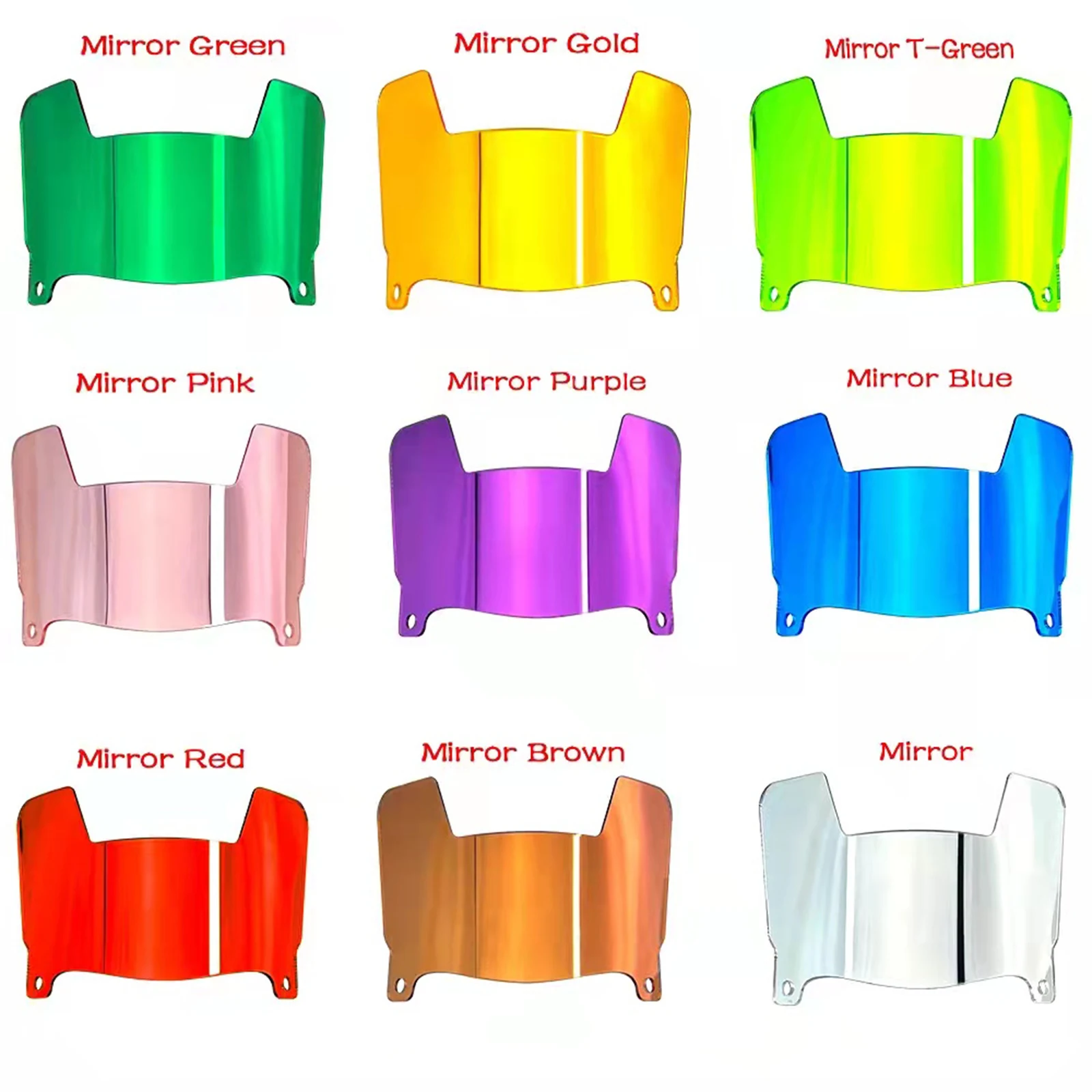 Football Visor Universal American Mini Football Helmet Visor with Clips Rugby Eye Shield Visors for Collectors and Builders football visor