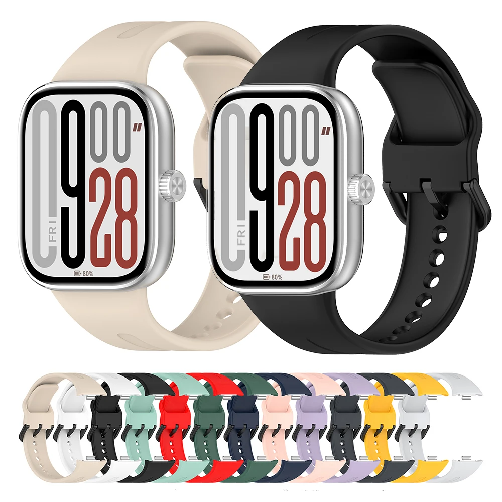 Silicone Replacement Strap with Protective Case