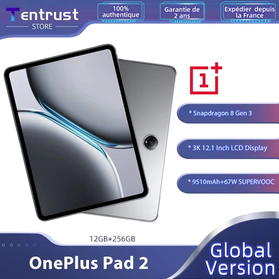Globalna wersja tabletu OnePlus Pad 2 12GB 256GB/16GB 512GB