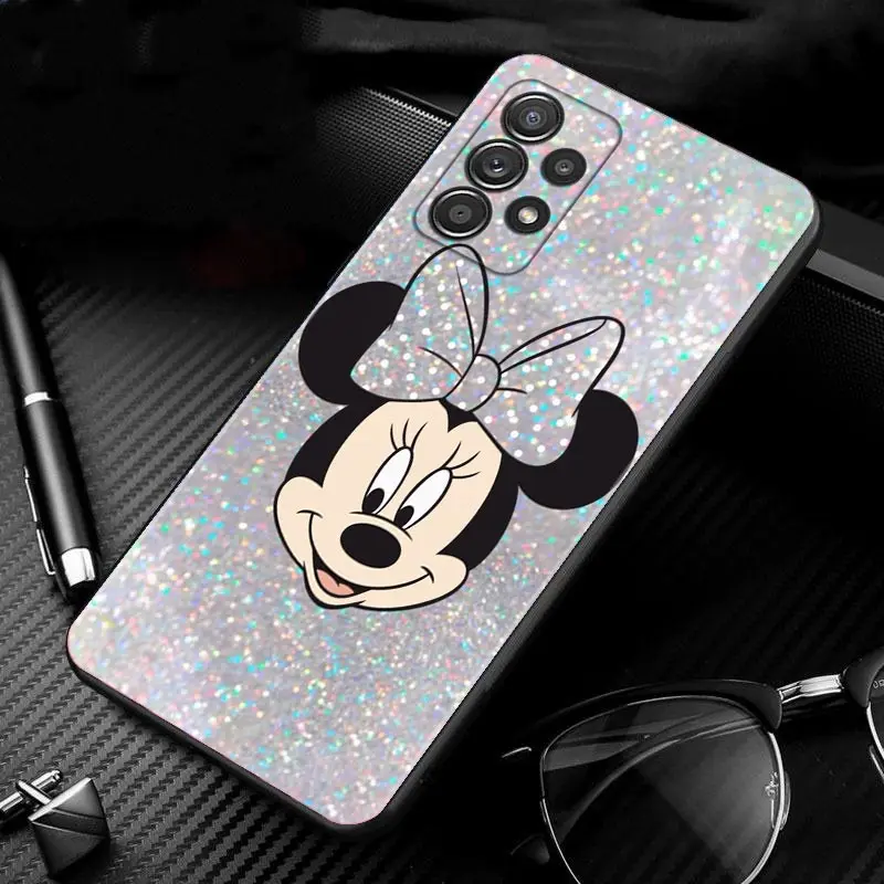Phone Case For Samsung Galaxy A51 A12 A71 A41 A31 A21s A13 A03 A02s A02 A22 A32 4G/5G A52 A52s A72 Coque Cartoon Minnie Mouse