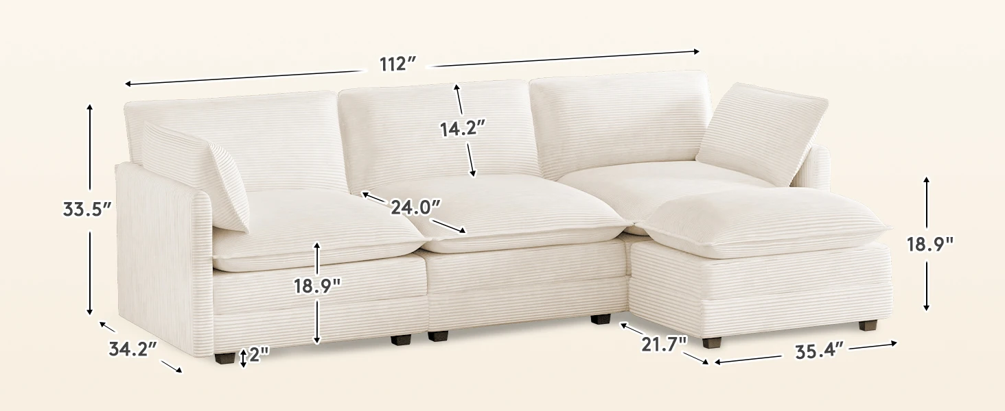 couch size