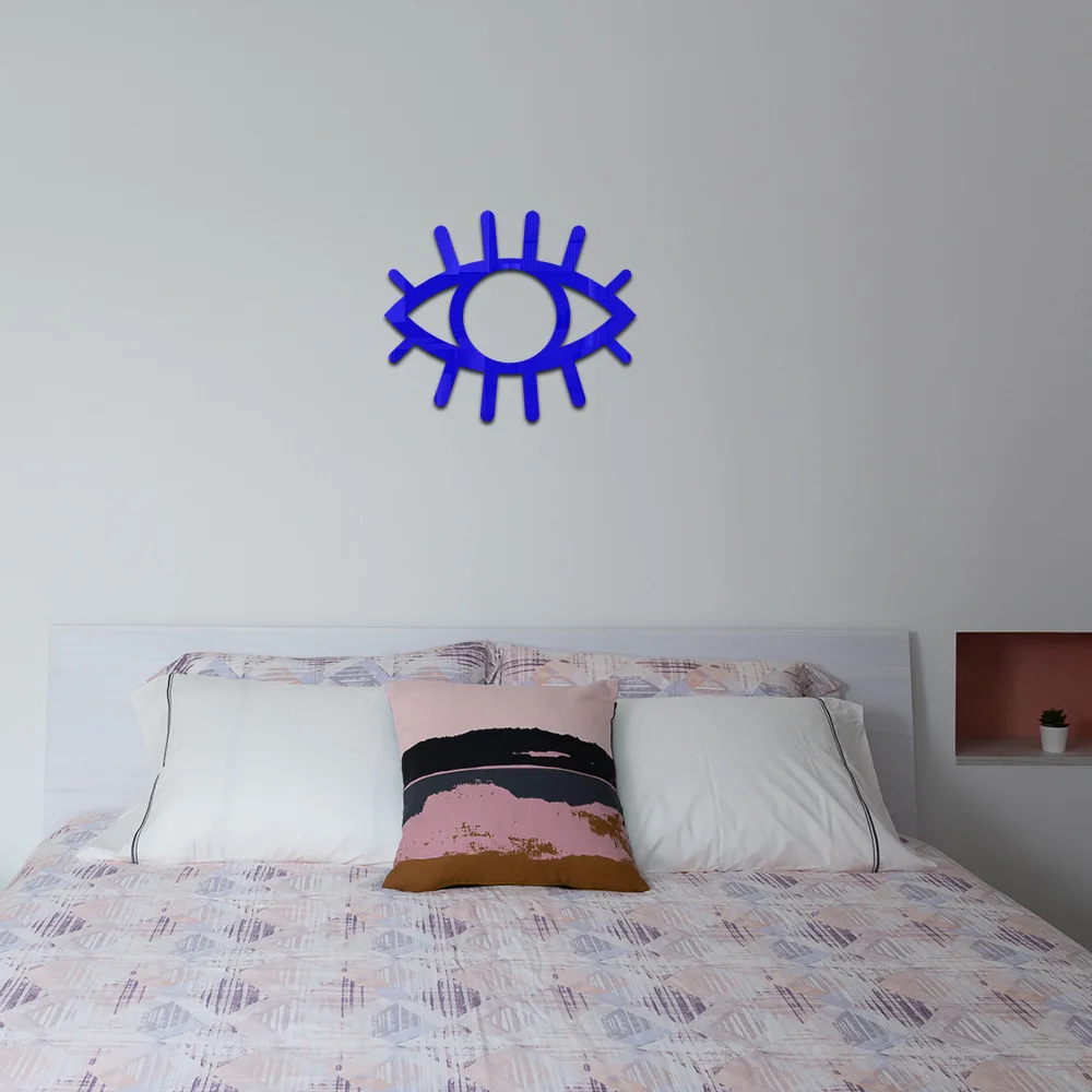 Eye acrylic three-dimensional wall paste bedroom room decoration self-adhesive painting wall layout living room mural decor