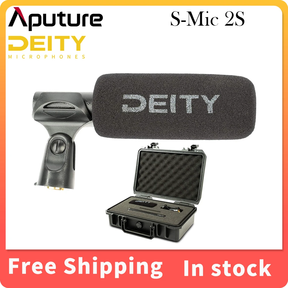 

Deity S-Mic 2S Professional Shotgun Microphone Super Cardioid Sensitivity Directional Low-Noise Mic For Professional Film