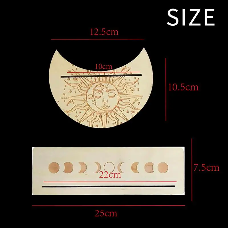 

2/4pcs Wooden Tarot Card Stand for Witch Divination Tools Display Holder Altar