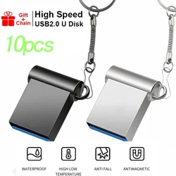 New Usb Flash Drive 128gb 64gb Memory Stick 4gb For Computer Pendrive 16gb Metal U Disk Pen Drive 32gb Wholesale Free Logo Shipp