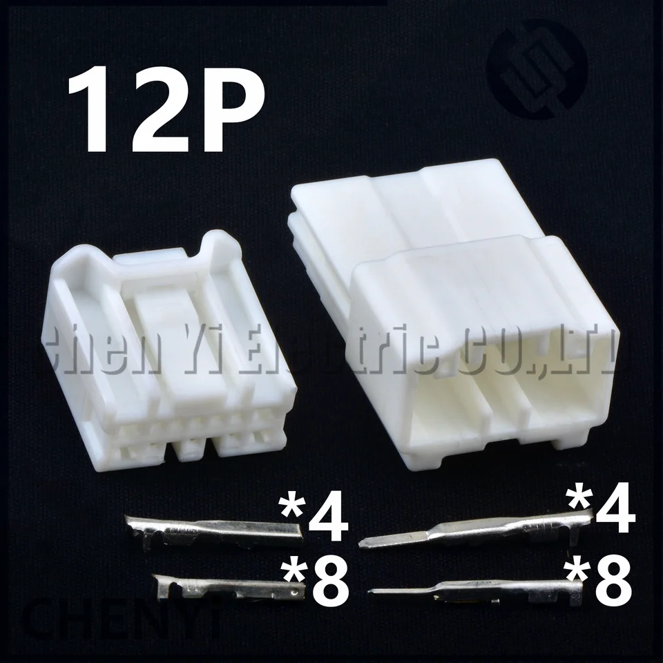 12 Pin Automotive connector male or female wires harness plug