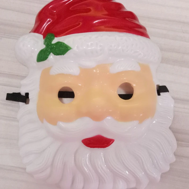

Funny Christmas Santa Mask Full Face Hollow Mask Masquerade Xmas Props