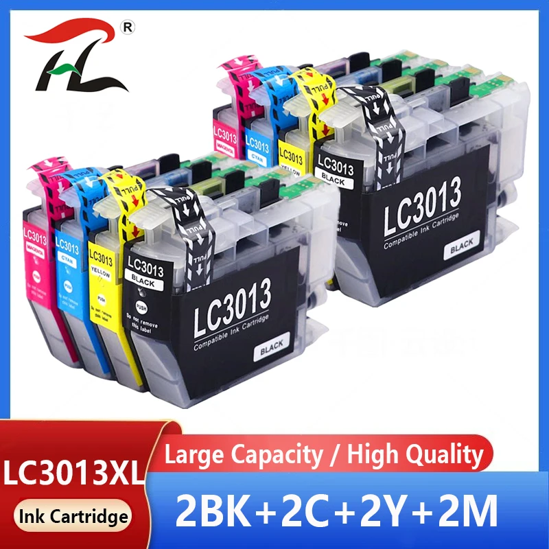 

10 шт. LC3013XL Совместимый картридж для принтера Brother LC3013 LC3011
