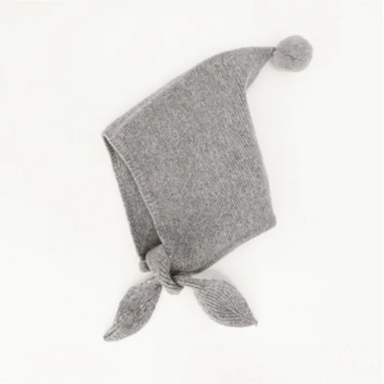 Gestrickte Kindermützen für Herbst und Winter – Kaschmirmützen für Jungen und Mädchen mit spitzem Ohren-Design – Detail 22