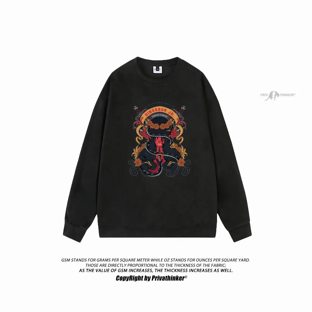 Description Picture 5 of itemRetro Suede Sweatshirt Men Women Loose Hoodies Long Sleeve Tops Male Female Harajuku O-Neck Plus Size Sweatshirts Oversized