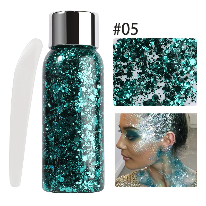Shimmering Mermaid Scale Body Glitter Gel – Long-Lasting, Sparkling Makeup