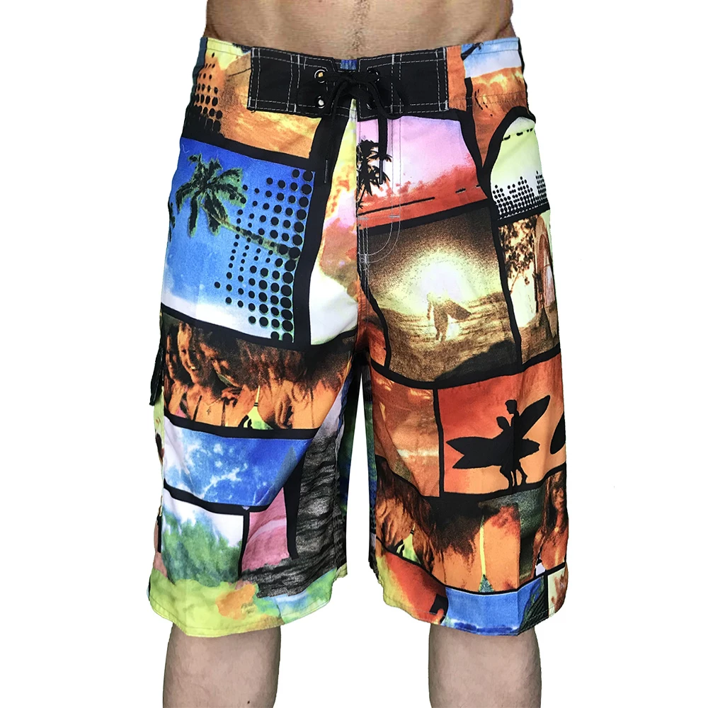 New Board Shorts Men Swimwear Quick Drying Swimming Trunks For Men De Bain Homme Bermuda Beach Surfing Shorts Male Swimsuit men s board swimming shorts trendy de bain homme bermuda water beach shorts quick drying pants hawaiian beach vacation wear