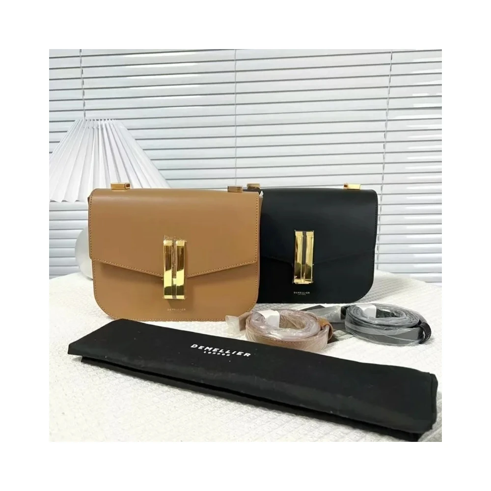 2025 new high-end versatile single shoulder leather niche design bag, single shoulder leather women's bag, tofu small square bag 2