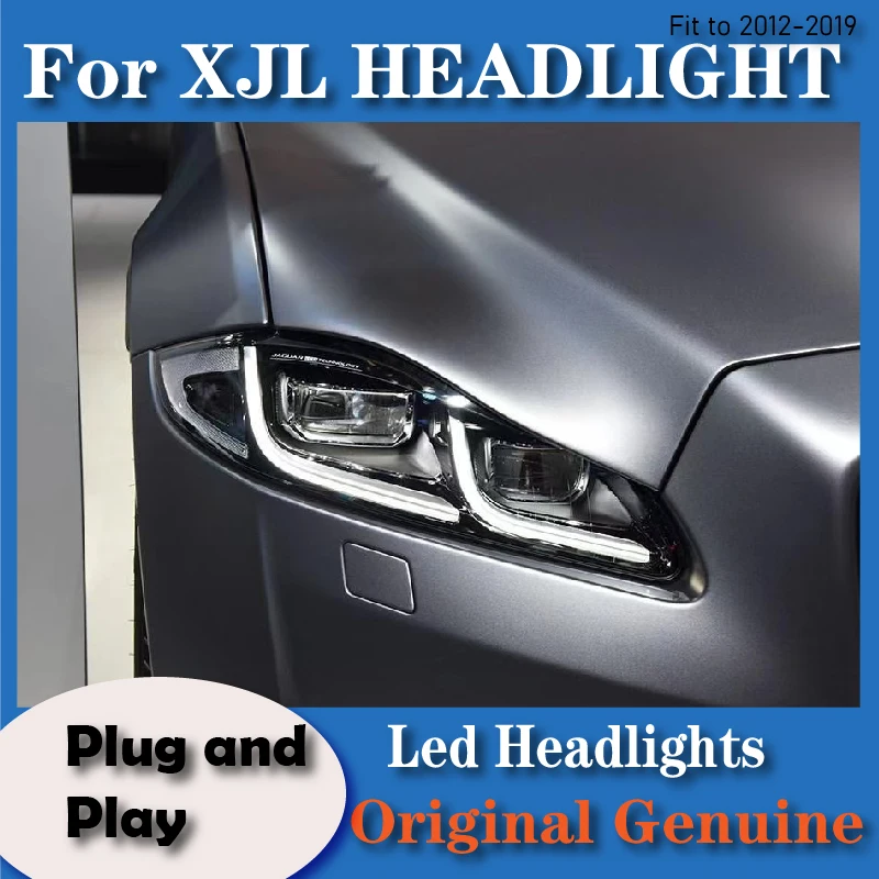 

LED Headlamp for Jaguar XJ Headlight XJR XJL with AFS Car Front Light 2016-2019 Upgrade Lamp Auto Part Original