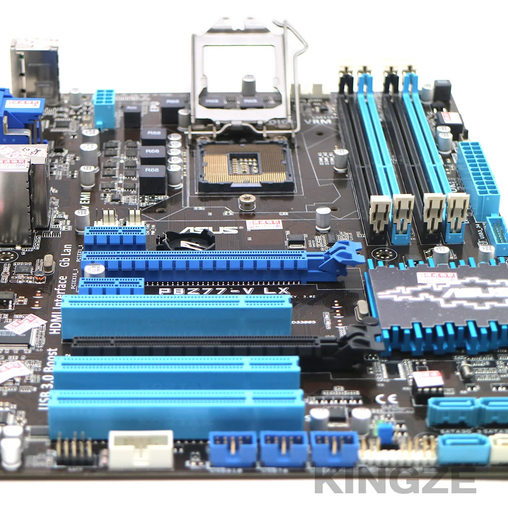 Placa-mãe Asus P8z77-v lx Lga 1155 Ddr3 i3 i5 22 32nm Cpu Usb3.0 32gb Sata3 Vga Hdmi Z77 Desktop Motherboard - Imagem 5