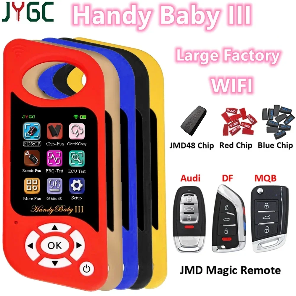 

Best JYGC Handy Baby III Wifi / Bluetooth Version Remote Generator Handy Baby 3 ID46/47/4D/48/70/83/T5/Red/King Chip Copier A++