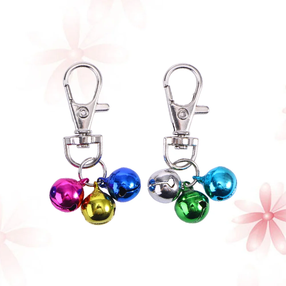

2Pcs Mini Assorted Color Bells for Pet Dog Puppy Collar Decoration (Random Color)