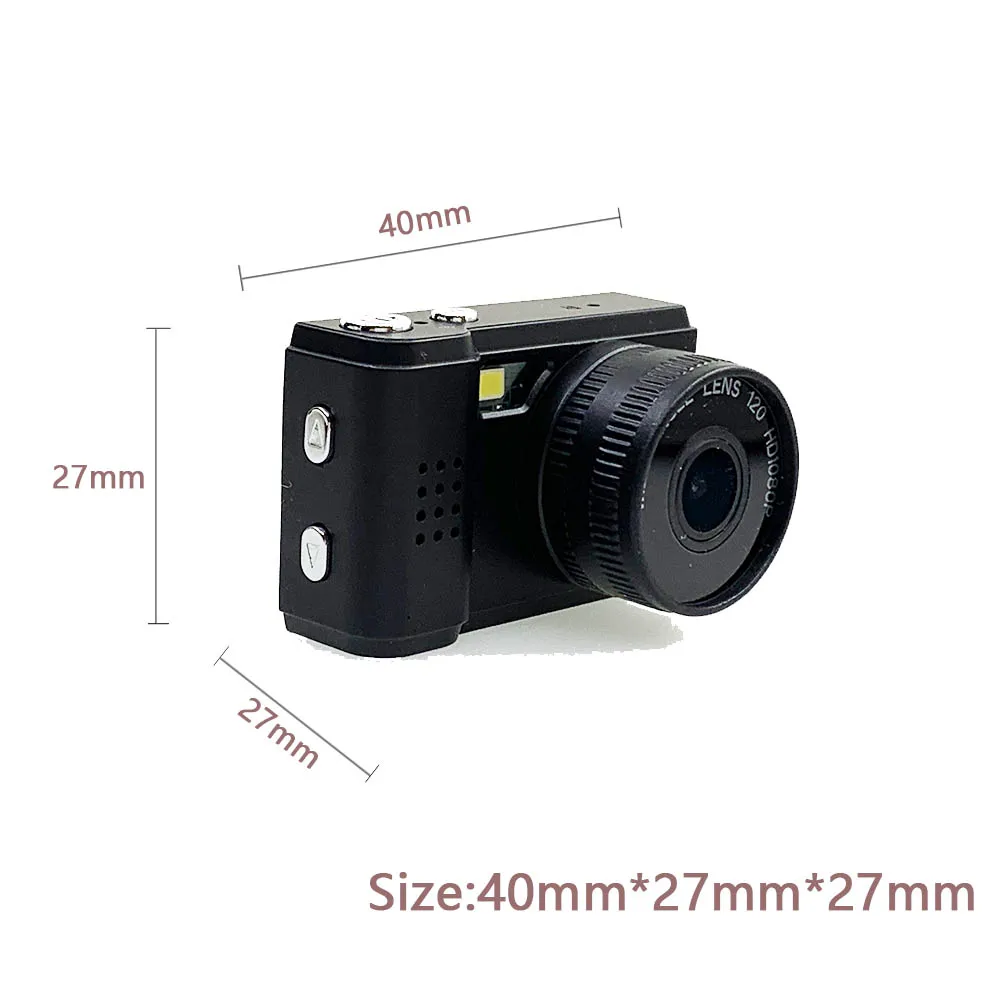 Mini Camera With Screen CMOS Indoor Home Outdoor 1080p Sports Portable Vintage V