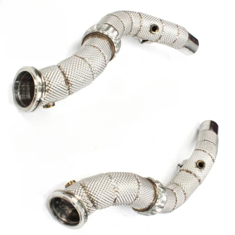 High Performance hot sellin Flow Catless Exhaust Downpipes for Maserati Ghibli 3.0t 304Stainless Steel Automobile Accessories