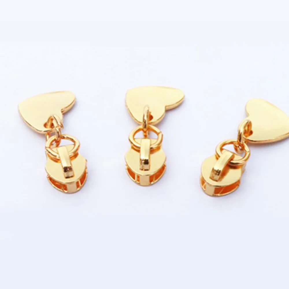 Metal Zippers Puller Head Zipper Slider Replacement Tab Handcraft Clothes Garment Pants Shoes Bag Diy Apparel Sewing Supplies