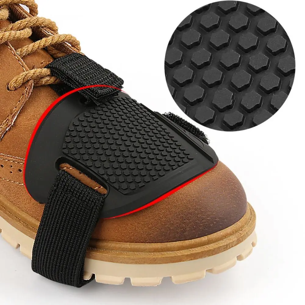 Motorcycle Shift Shoe Cover Non-slip PVC Motorcycle Shifter Pads Protective Hanging Gear shoe covers