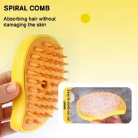 Steam Brush Electric Sprayer For Massage Pet Grooming Tool Shedding 3 In 1 Electric Sprays Massage Combs Cat Dog Steamy Brush 1